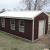 Re-tinning of wood shop in Wharton, TX.  Burgundy Tin and Lightstone Trim